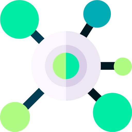 genetyczny Basic Rounded Flat ikona