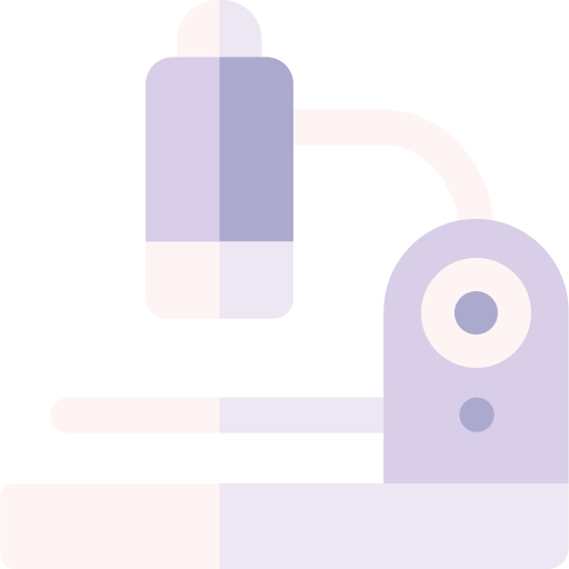 Microscope Basic Rounded Flat icon