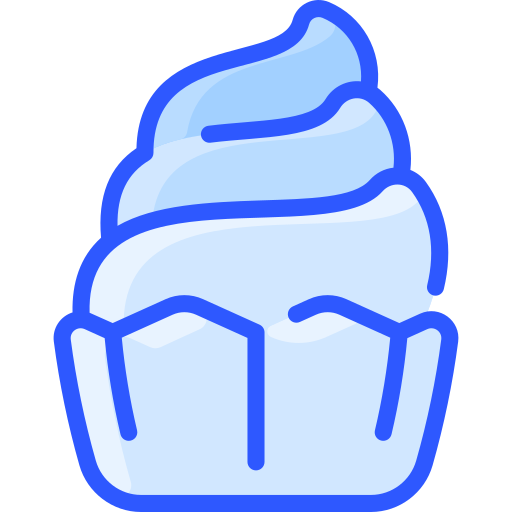 muffin Vitaliy Gorbachev Blue icoon