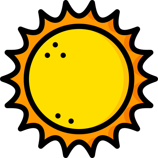 Sun Basic Miscellany Lineal Color icon