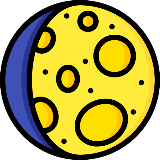 달 Basic Miscellany Lineal Color icon