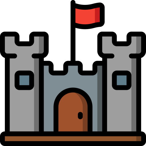 Castle Basic Miscellany Lineal Color icon