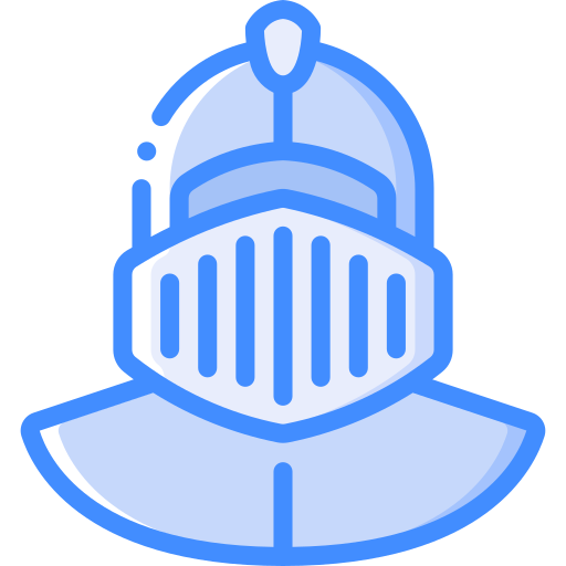 Helmet Basic Miscellany Blue icon