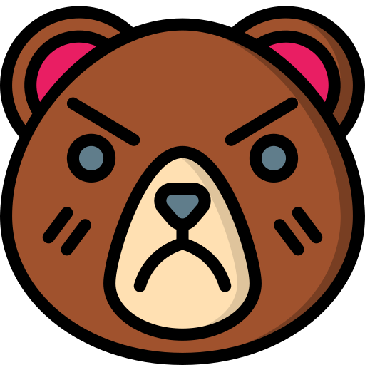 Bear Basic Miscellany Lineal Color icon