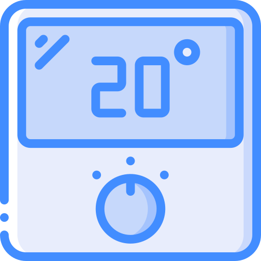 thermostat Basic Miscellany Blue Icône