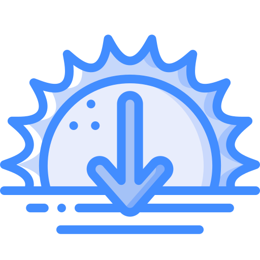태양 Basic Miscellany Blue icon