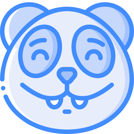 panda Basic Miscellany Blue icono