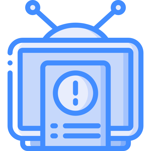 テレビ Basic Miscellany Blue icon