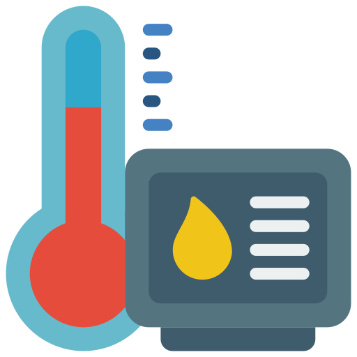 Thermometer Basic Miscellany Flat icon