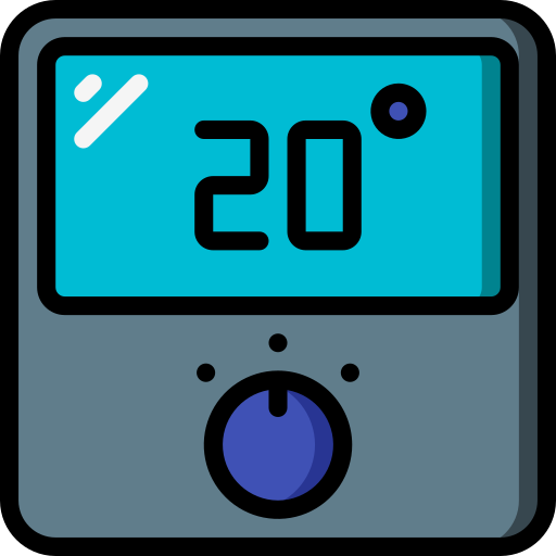 thermostat Basic Miscellany Lineal Color Icône