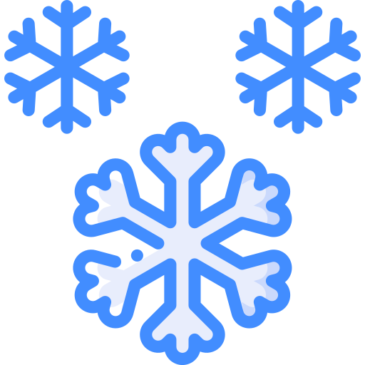 copos de nieve Basic Miscellany Blue icono