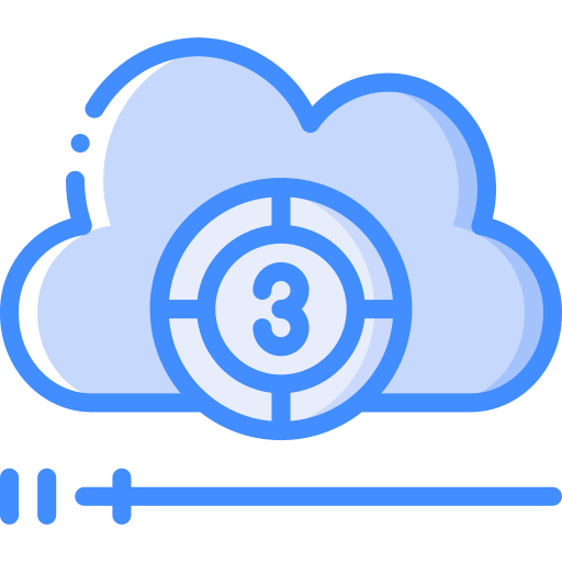 구름 Basic Miscellany Blue icon