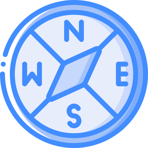 kompass Basic Miscellany Blue icon