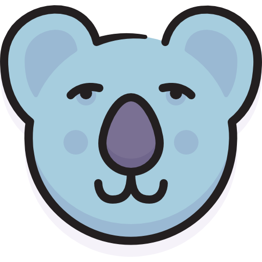 Koala Stockio Lineal Color icon
