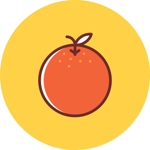 апельсин Generic Circular иконка