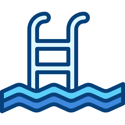 schwimmbad Stockio Lineal Color icon
