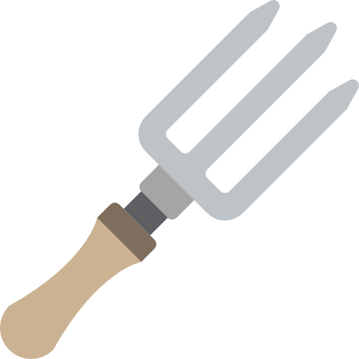 tenedor Basic Miscellany Flat icono