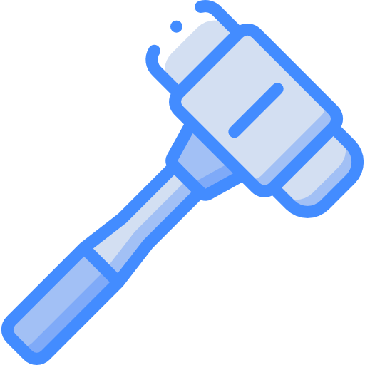 hammer Basic Miscellany Blue icon