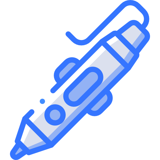 długopis do drukowania 3d Basic Miscellany Blue ikona