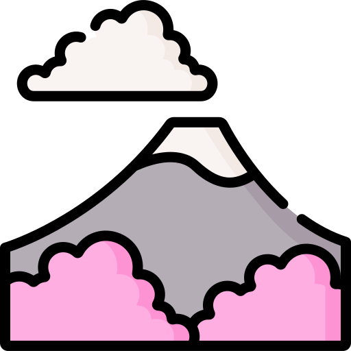 Гора Фудзи Special Lineal color иконка