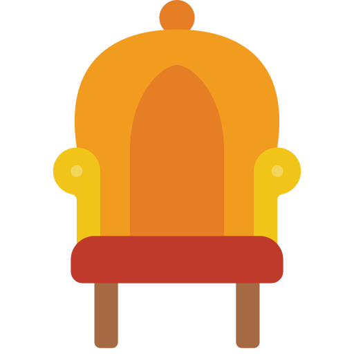 trono Basic Miscellany Flat icona
