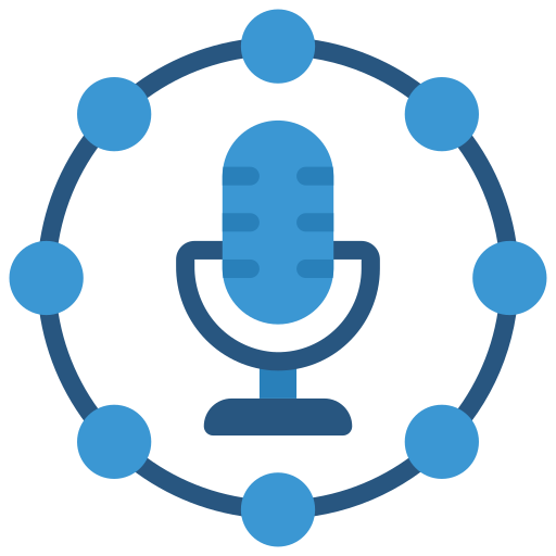 Microphone Basic Miscellany Flat icon