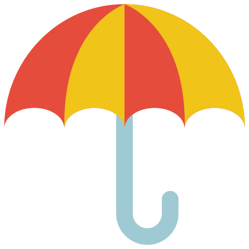 paraguas Basic Miscellany Flat icono