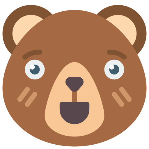 Bear Basic Miscellany Flat icon
