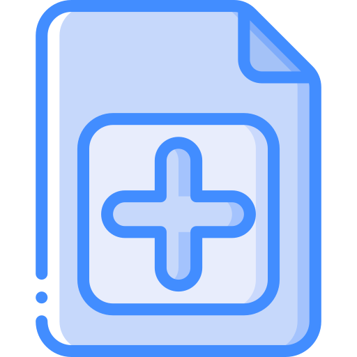 Page Basic Miscellany Blue icon