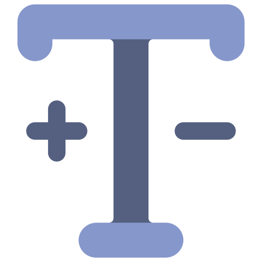 text Basic Miscellany Flat icon