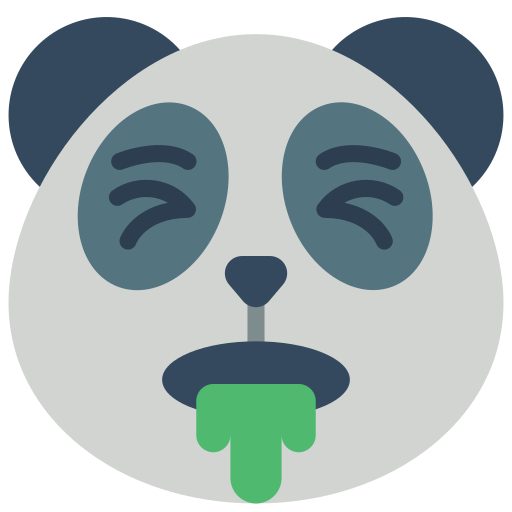 panda Basic Miscellany Flat icon