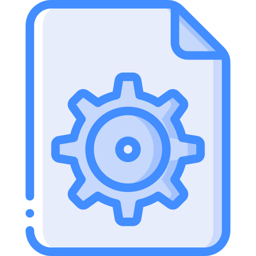 document Basic Miscellany Blue Icône