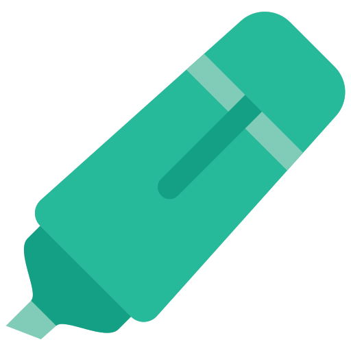 textmarker Basic Miscellany Flat icon