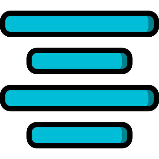 중앙 정렬 Basic Miscellany Lineal Color icon