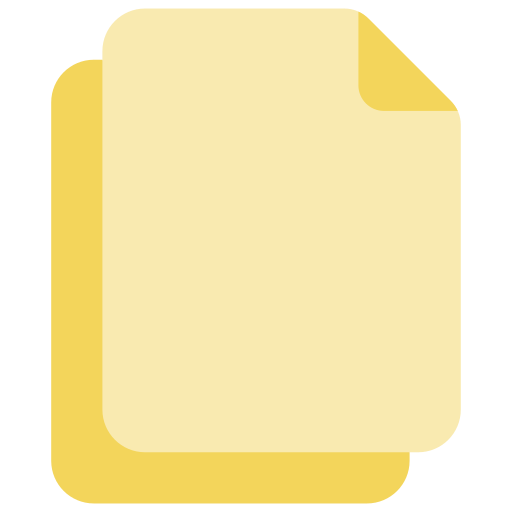 documento Basic Miscellany Flat icona