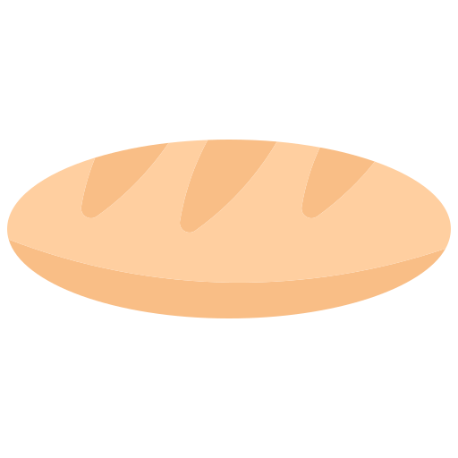 pan de molde Coloring Flat icono