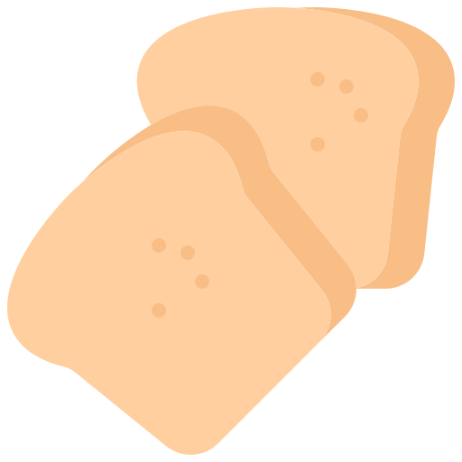 pão Coloring Flat Ícone