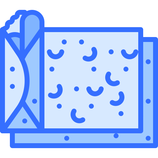 pita brood Coloring Blue icoon