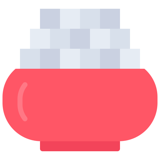 suiker Coloring Flat icoon