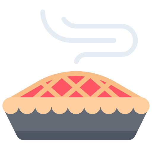 taart Coloring Flat icoon