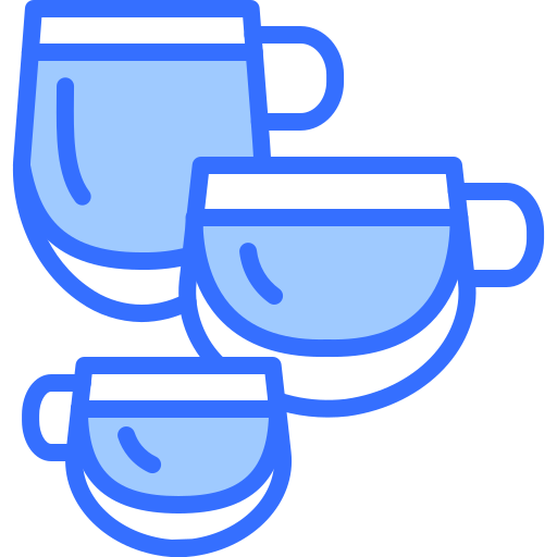 コーヒー Coloring Blue icon