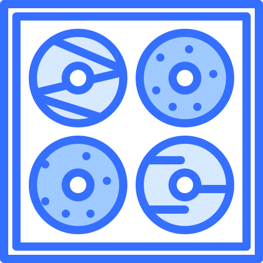 Donut Coloring Blue icon