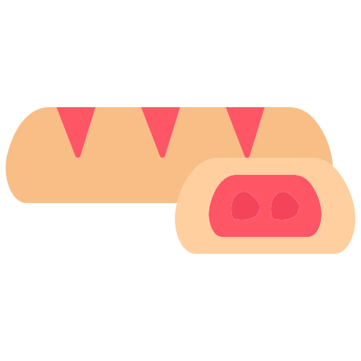 kuchen Coloring Flat icon