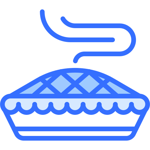 Pie Coloring Blue icon