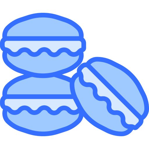 Macaroons Coloring Blue icon