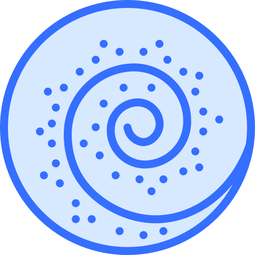 brötchen Coloring Blue icon
