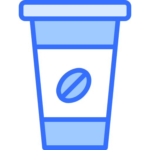 커피 Coloring Blue icon