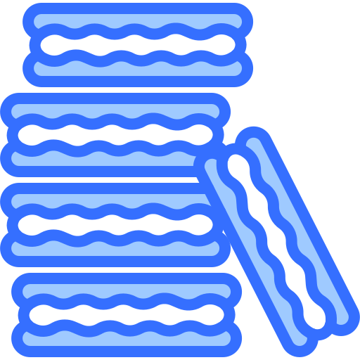 케이크 Coloring Blue icon