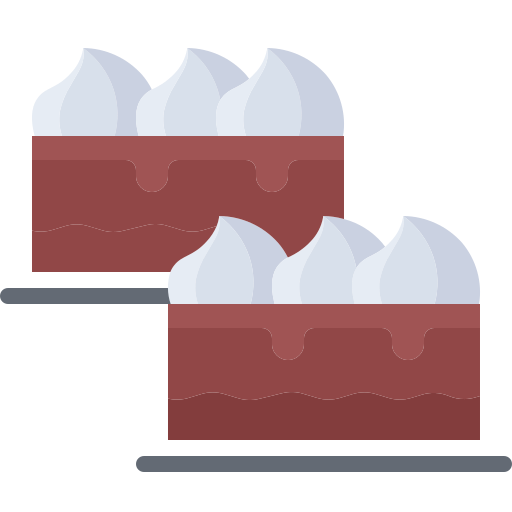 ケーキ Coloring Flat icon