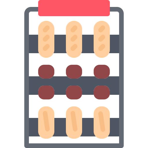 pão Coloring Flat Ícone